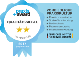 Praxis+Award Qualitätssiegel